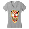 pizskull Women's V-Neck T-Shirt