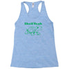 shell yeah turtle Racerback Tank