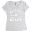 witches be crazy Women's Triblend Scoop T-shirt