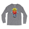 saiyan fries Long Sleeve Shirts