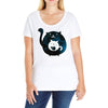 Spirit Cats Ladies Curvy T-Shirt