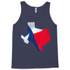 Eroded Texas Map With Flag Tank Top