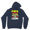 papa the man the myth the legend 2 Unisex Hoodie