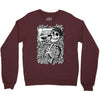 boombox skull Crewneck Sweatshirt