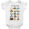 life is a game Baby Onesie