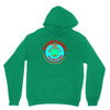 question your thinking flowy crop Hoodie