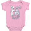 round neck dog wolf Baby Bodysuit