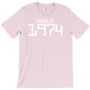 made in 1974 birthday celebration funny retro T-Shirt