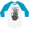 coffee addict 3/4 Sleeve Shirt