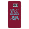 abc elemeno funny geek nerd book school teacher read spelling tee shir Samsung Galaxy S7
