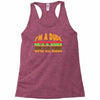 i'm a dude Racerback Tank