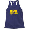 gone squatchin Racerback Tank