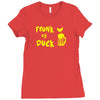frunk as duck Ladies Fitted T-Shirt
