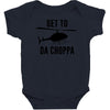get to da choppa Baby Bodysuit