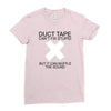 duct tape Ladies Fitted T-Shirt