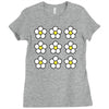 small daisies floral Ladies Fitted T-Shirt