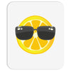 Lemon with Glasses Mousepad