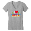 i love sochi Women's V-Neck T-Shirt