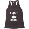 mens feast mode Racerback Tank