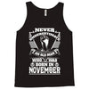 Never Underestimate Old Man Who Was Born November Tank Top