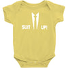 inspired by how i met your mother, barney suit up funny Baby Bodysuit