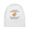 i survived another meeting rectangle Baby Beanies