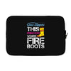 Forget Glass Slippers This Princess Wears Fire Boots Laptop sleeve
