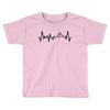 Heart Beats Mountain Toddler T-shirt