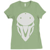 minimalist reaper mask Ladies Fitted T-Shirt