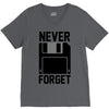 never forget floppy disk V-Neck Tee