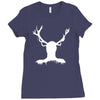 bad human Ladies Fitted T-Shirt