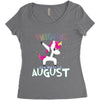 Born Unicorns-Born August Women's Triblend Scoop T-shirt