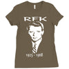 robert kennedy homage Ladies Fitted T-Shirt