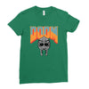 Doom With Mask Ladies Fitted T-Shirt