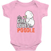 This Girl Loves Poodle Baby Onesie