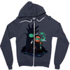 nuit bleue Zipper Hoodie
