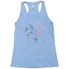 banksy cool darth Racerback Tank