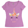 birthday unicorn family series sister Women's Triblend Scoop T-shirt