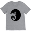 nightmare before christmas black logo V-Neck Tee