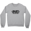 baby not midget do not toss Crewneck Sweatshirt