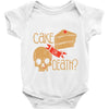 cake or death Baby Onesie