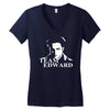 twilight pullover bella jacob edward film Women's V-Neck T-Shirt