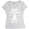 Best Friend Beagle Women's Triblend Scoop T-shirt