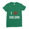 i heart sheldon Ladies Fitted T-Shirt