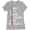 meanings of father Ladies Fitted T-Shirt