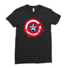 deadpool was here (captain america) Ladies Fitted T-Shirt