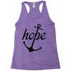 hope anchor religious Racerback Tank