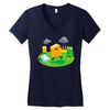 no jacket required Women's V-Neck T-Shirt