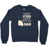 veteran dad 2 Crewneck Sweatshirt