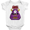 happy birthday monster Baby Bodysuit